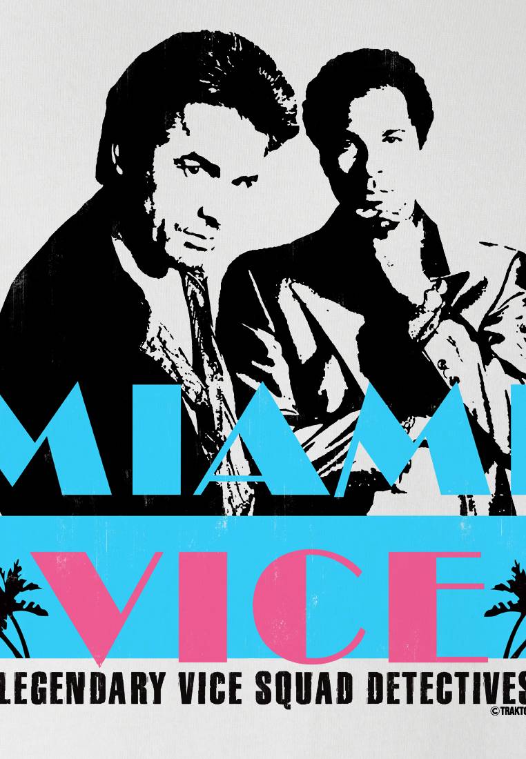Logoshirt Miami Vice - T-Shirt Print Sonderangebot der Fabrik