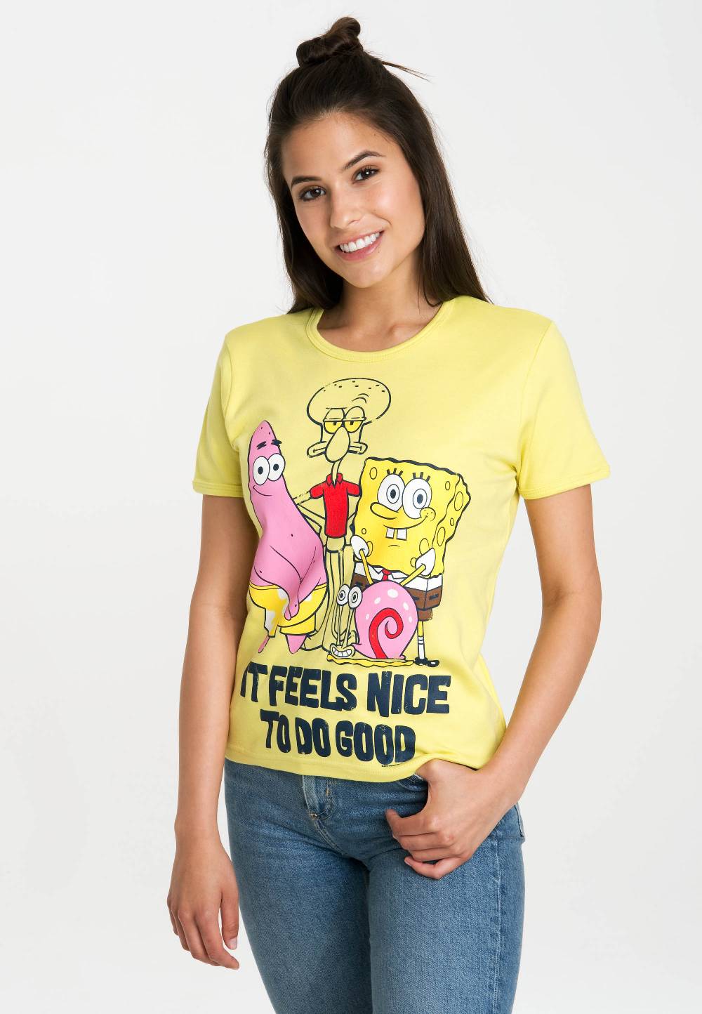 Logoshirt Spongebob - It Feels Nice - T-Shirt Print - Damen Rabatte dieses Monats