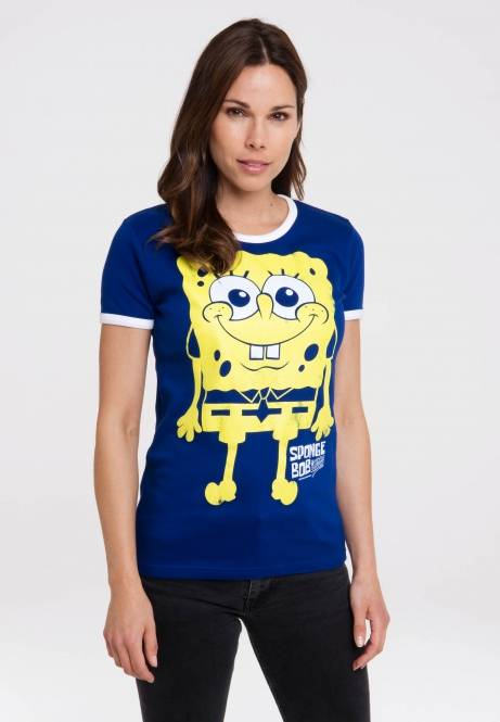 Logoshirt Spongebob - Ich Bin Bereit - T-Shirt Print - Damen 2025
