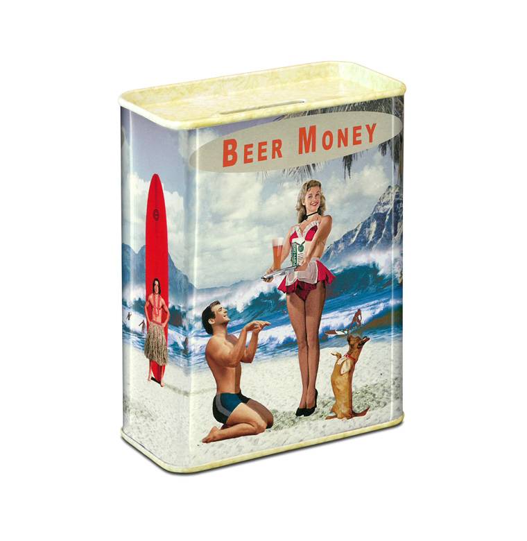 Logoshirt Beer Money - Spardose Schlussverkauf