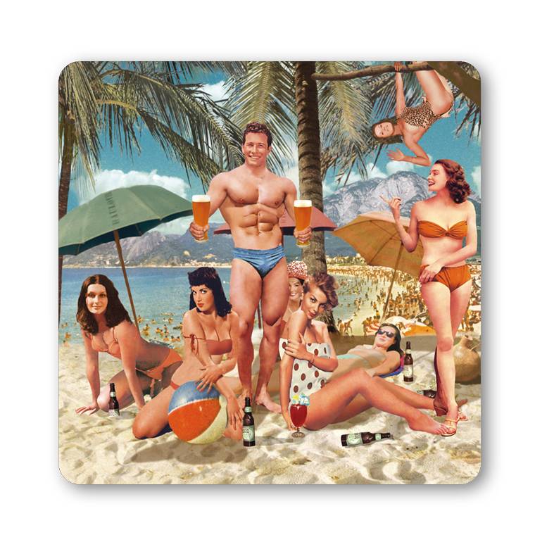 Logoshirt Beach Party - Untersetzer Begrenztes Angebot
