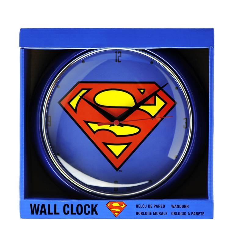 Logoshirt Superman - Logo - DC Comics - Retro - Wanduhr VIP-Rabatte