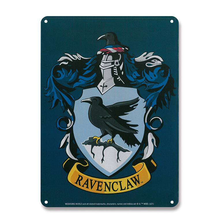 Logoshirt Harry Potter - Ravenclaw Logo - Rabe - Blechschild A5 Discount Store für neue Produkte