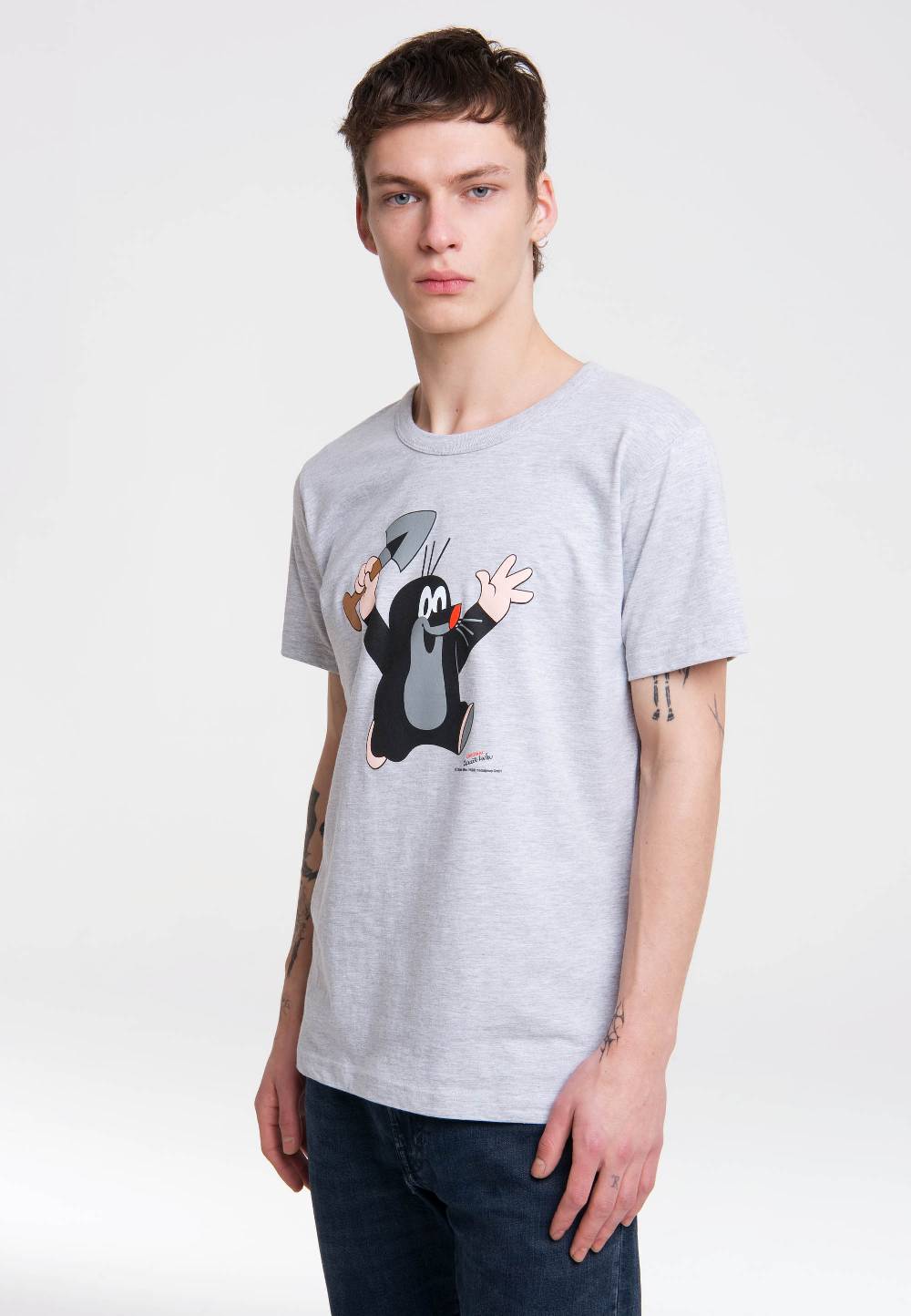 Logoshirt Der kleine Maulwurf - Juhu - T-Shirt Print - Herren Fabrikladen