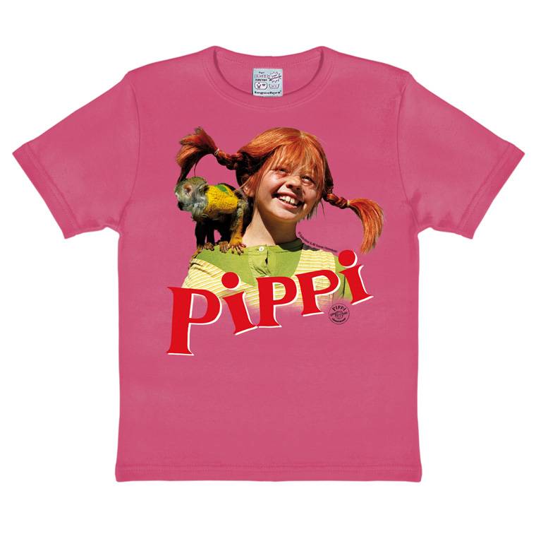 Logoshirt Pippi Langstrumpf & Herr Nilsson - T-Shirt Print - Kinder Begrenzt auf 3 Tage