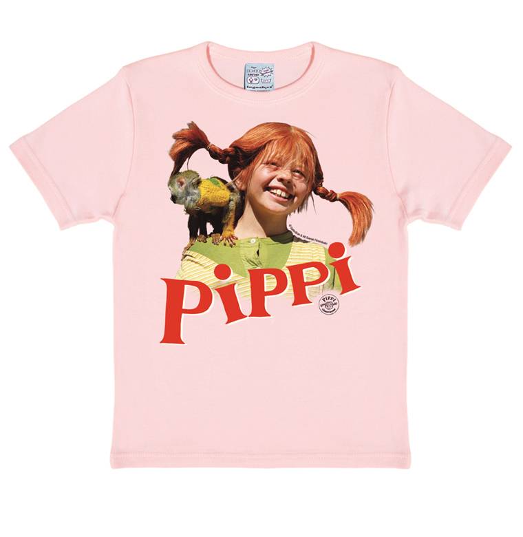 Logoshirt Pippi Langstrumpf & Herr Nilsson - T-Shirt Print - Kinder Begrenzt auf 3 Tage