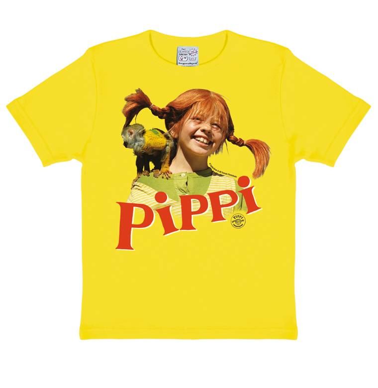 Logoshirt Pippi Langstrumpf & Herr Nilsson - T-Shirt Print - Kinder Begrenzt auf 3 Tage