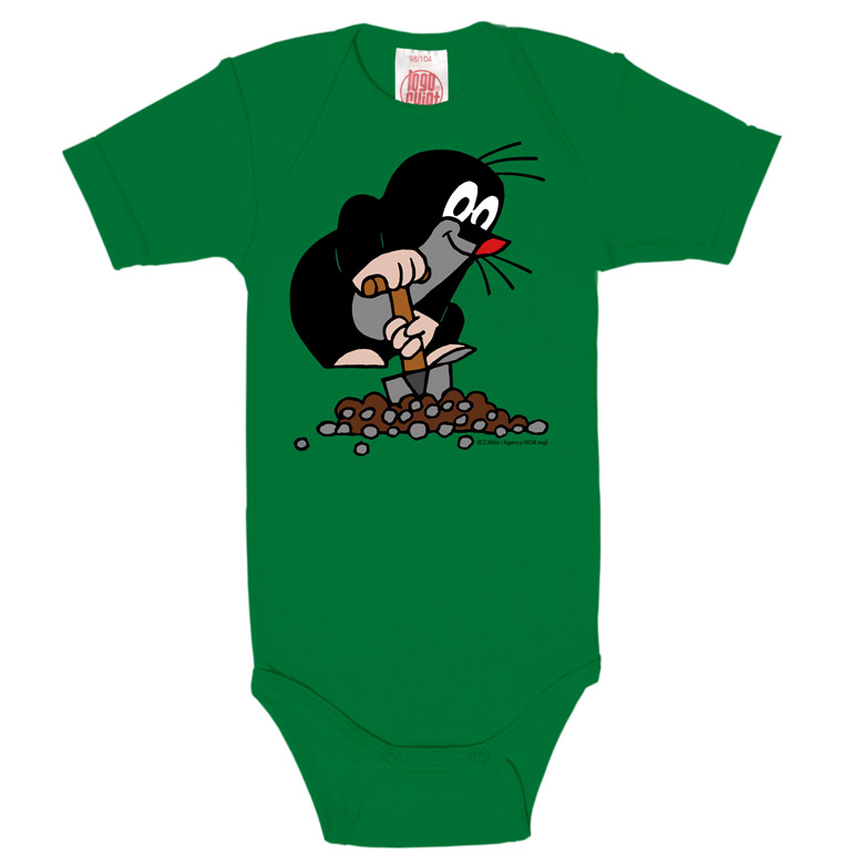 Logoshirt Der kleine Maulwurf - Hügel - Baby Body - Kurzarm Speichern exportieren