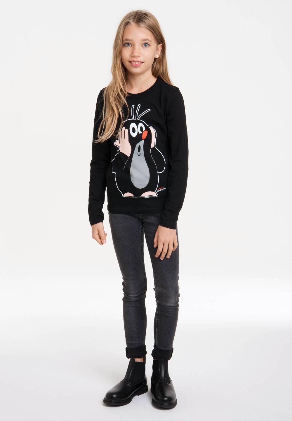 Logoshirt Der kleine Maulwurf - Oh Oh! - Langarmshirt - Print - Kinder Outlet