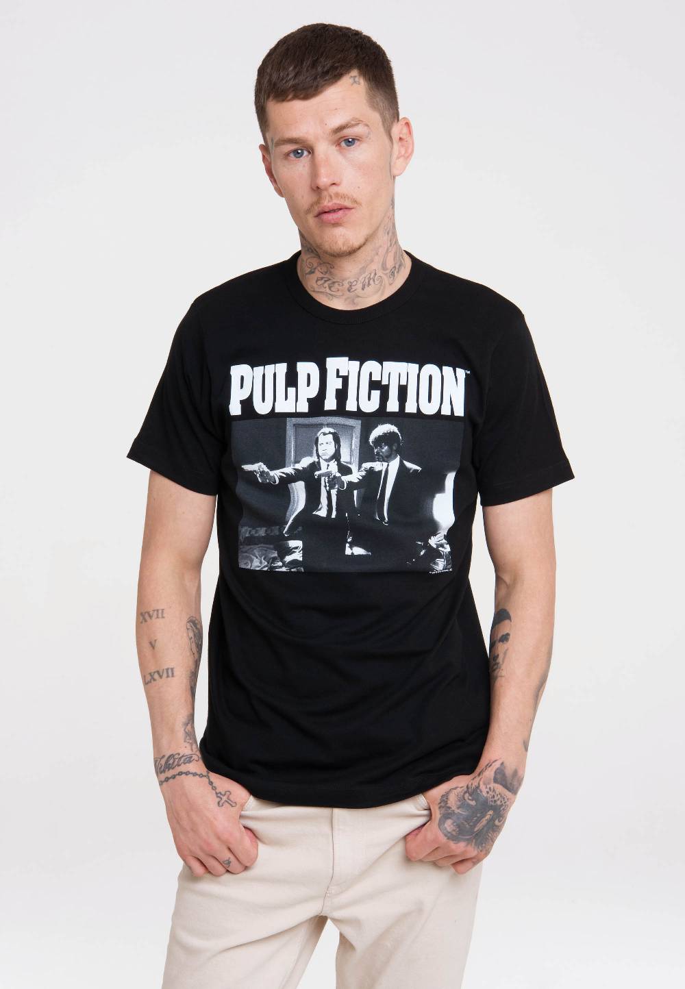 Logoshirt Pulp Fiction - Vincent Vega & Jules Winnfield - T-Shirt Print - Herren im Angebot
