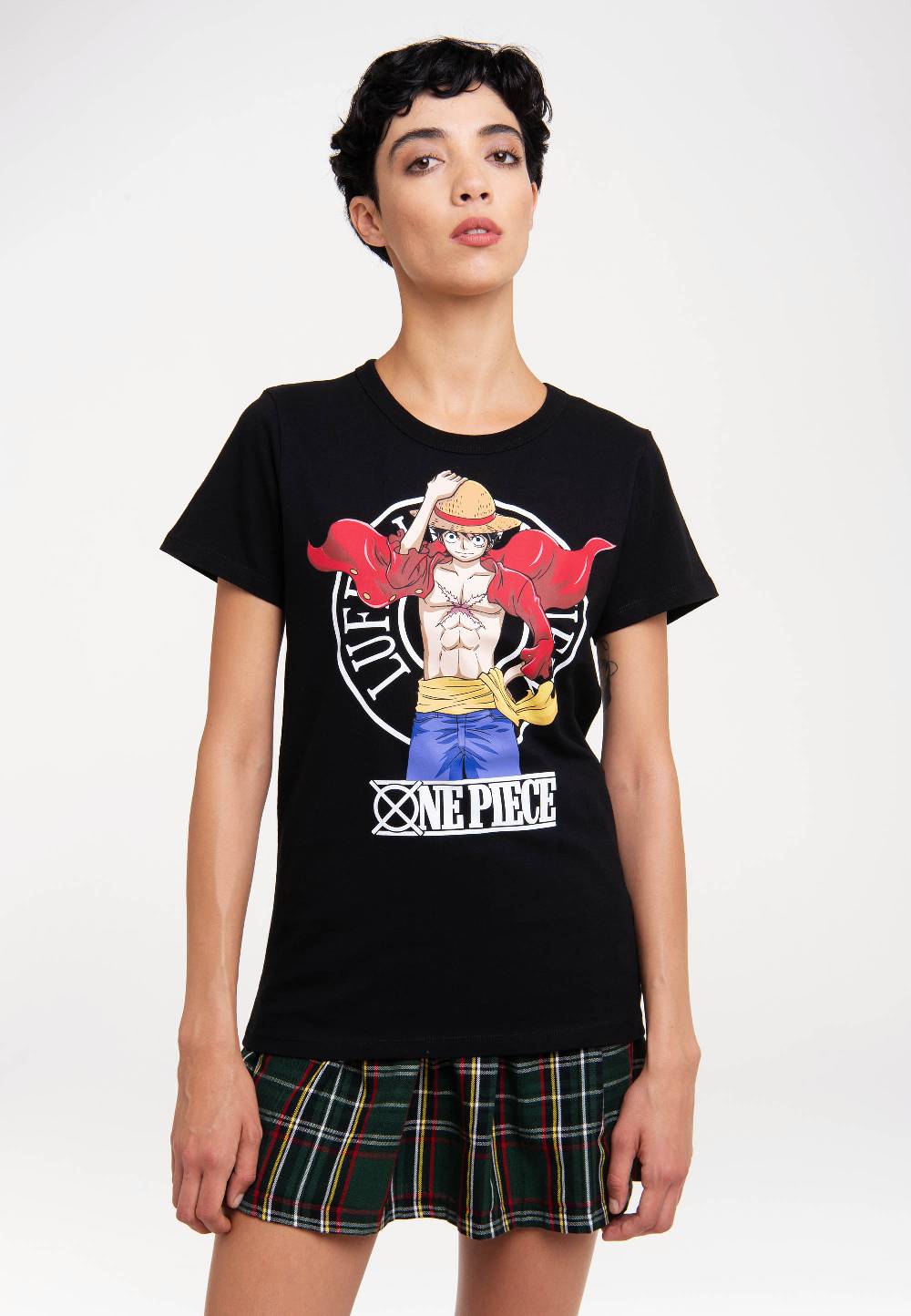 Logoshirt One Piece - Luffy New World - T-Shirt Print - Damen Meist gekauft