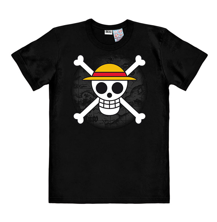 Logoshirt One Piece - Totenkopf - T-Shirt Print - Herren Kostenloser Versand