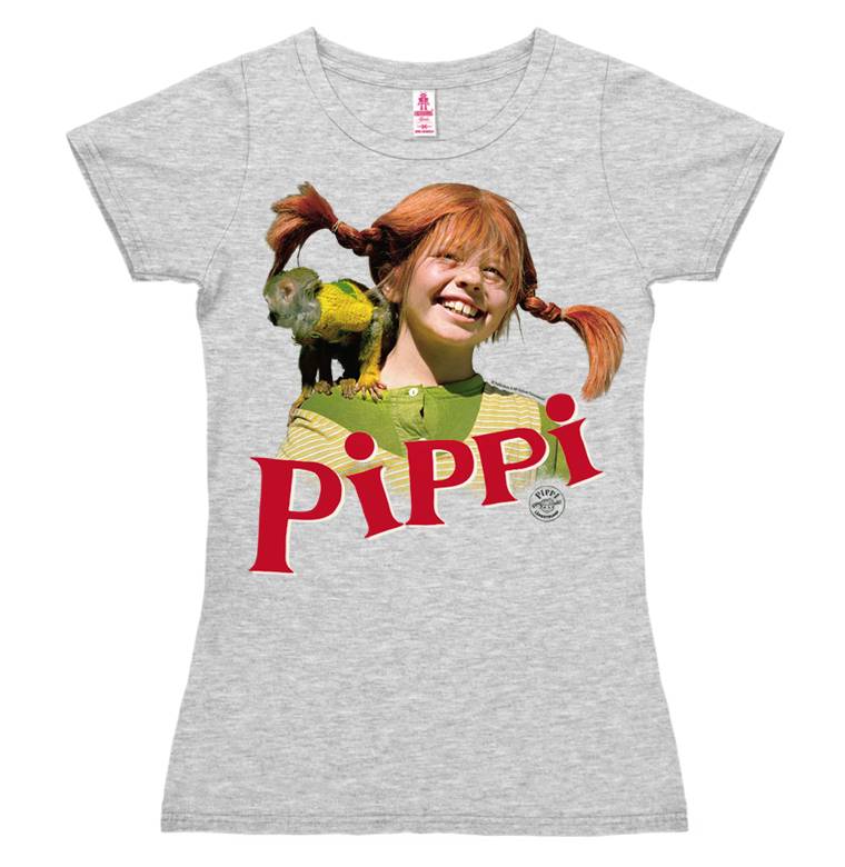 Logoshirt Pippi Langstrumpf & Herr Nilsson - T-Shirt Print - Damen Fabrik Onlineshop