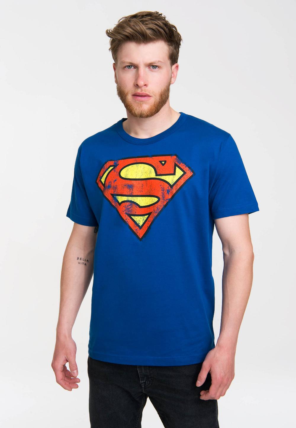 Logoshirt Superman - Logo - DC Comics - T-Shirt Print - Herren Fabrikpreis