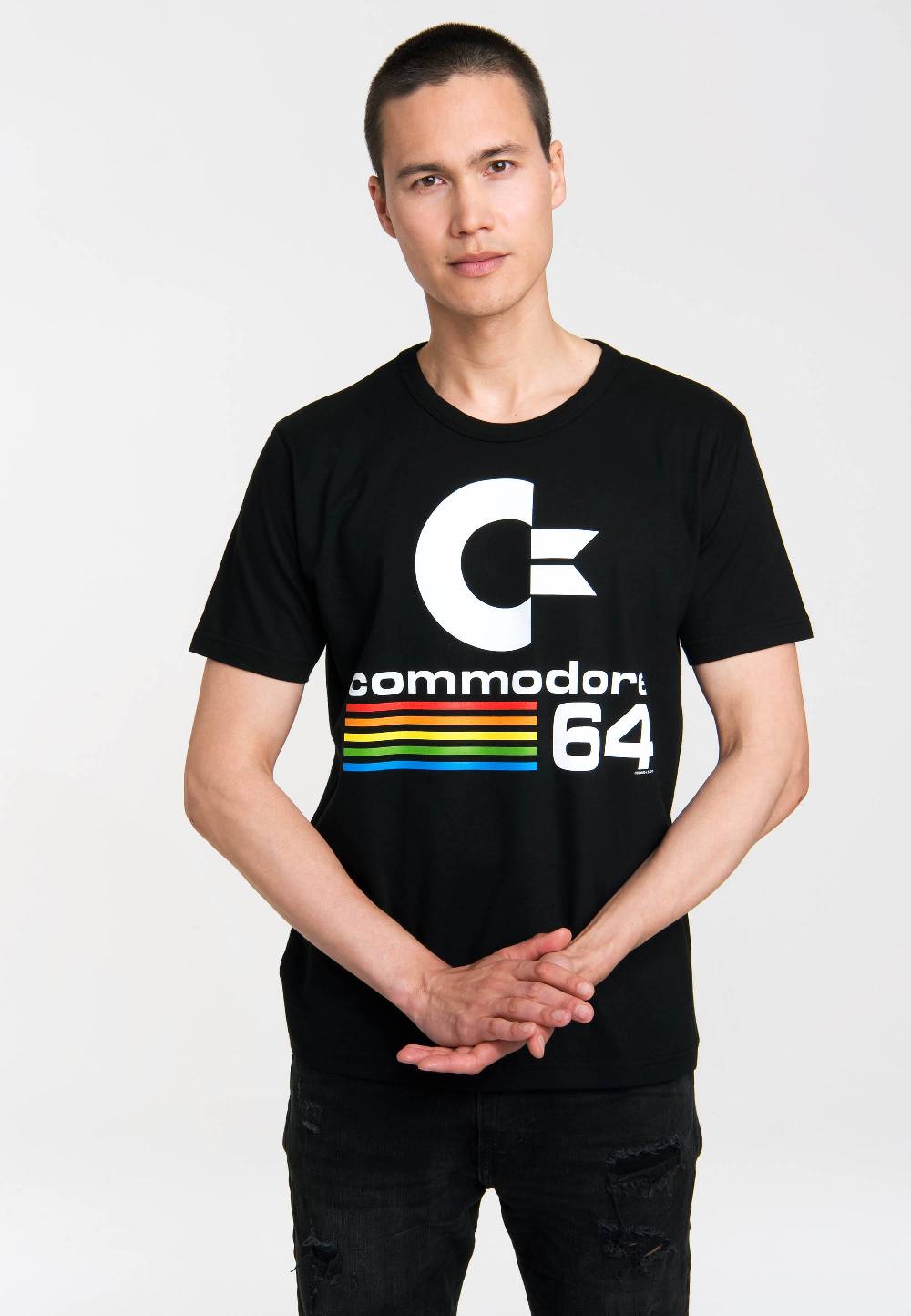 Logoshirt Commodore 64 - C64 Logo - T-Shirt Print - Herren Sonderangebot