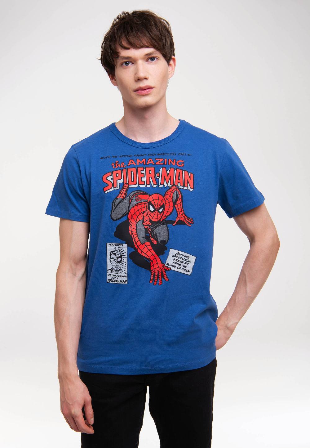 Logoshirt Spider-Man - Merciless Foes - Marvel Comics - T-Shirt Print - Herren Rabatt