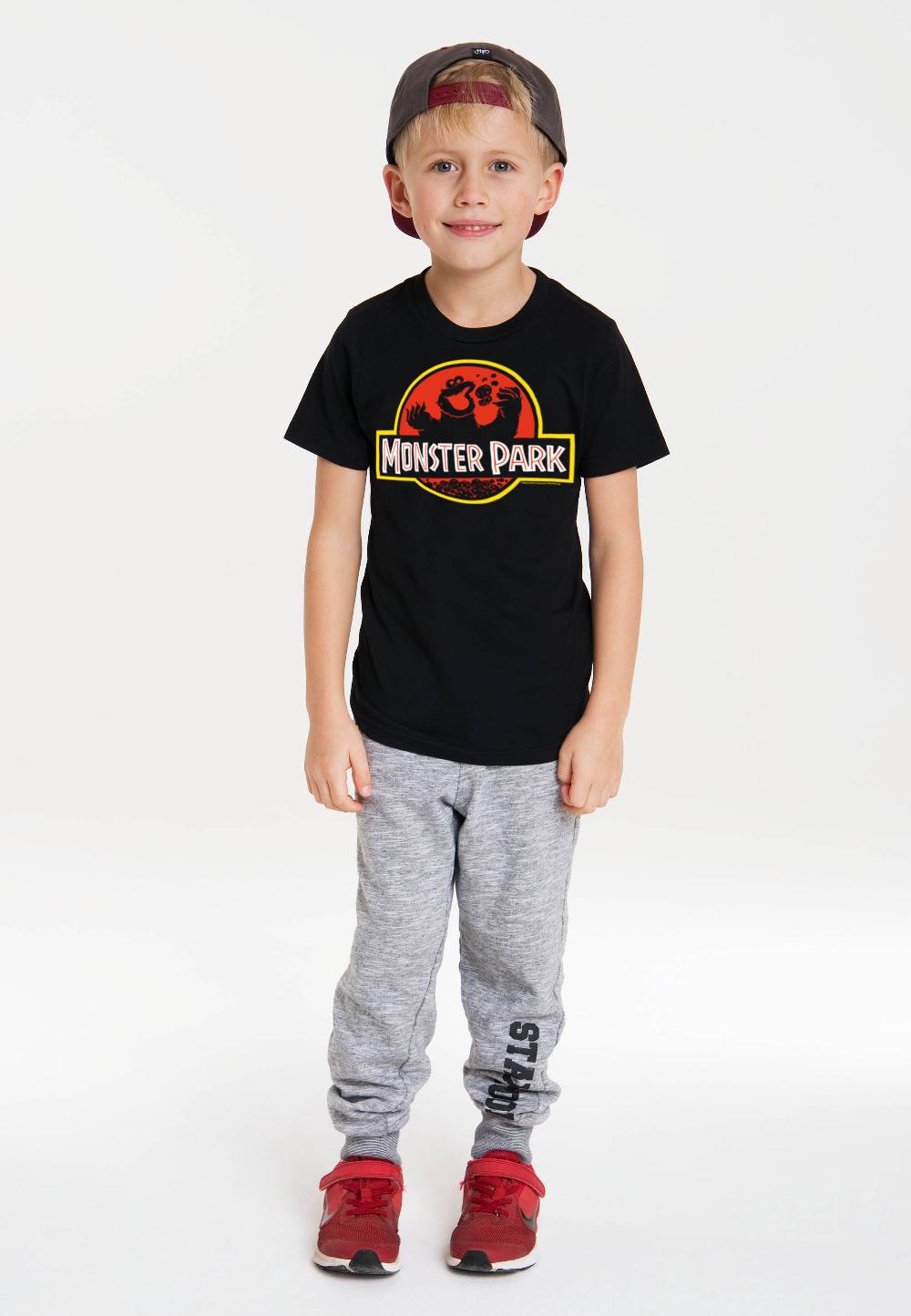 Logoshirt Sesamstrasse - Krümelmonster - Monster Park - Bio - T-Shirt Print - Kinder Versandkostenfrei