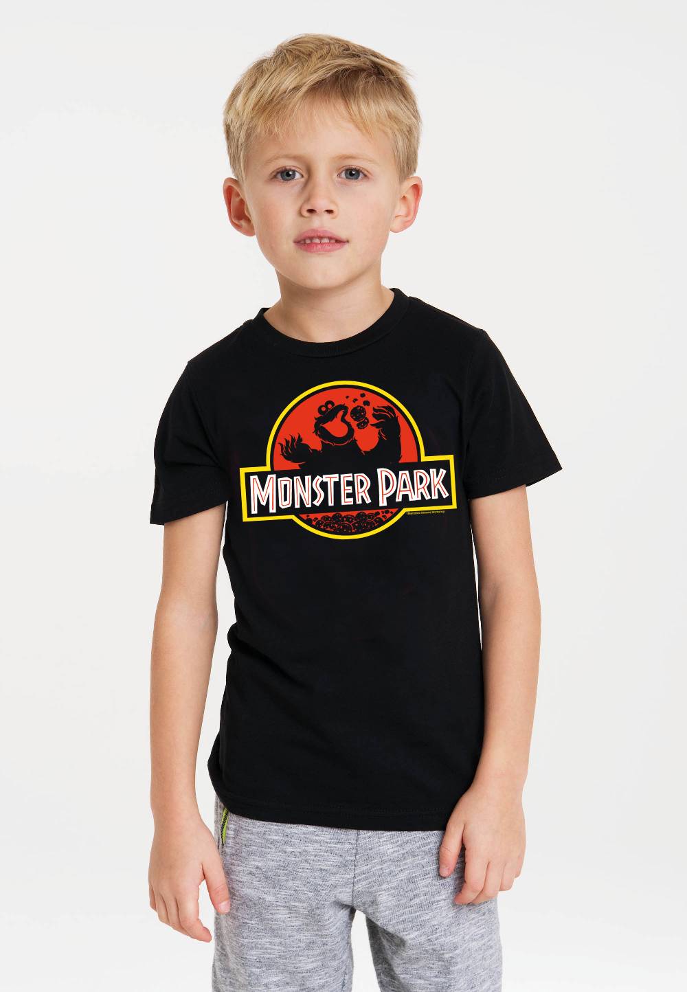 Logoshirt Sesamstrasse - Krümelmonster - Monster Park - Bio - T-Shirt Print - Kinder Versandkostenfrei