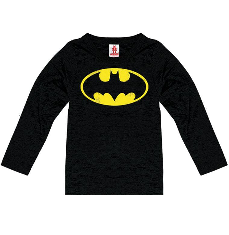 Logoshirt DC - Batman - Logo - DC Comics - Langarmshirt Print - Kinder Flash Sale