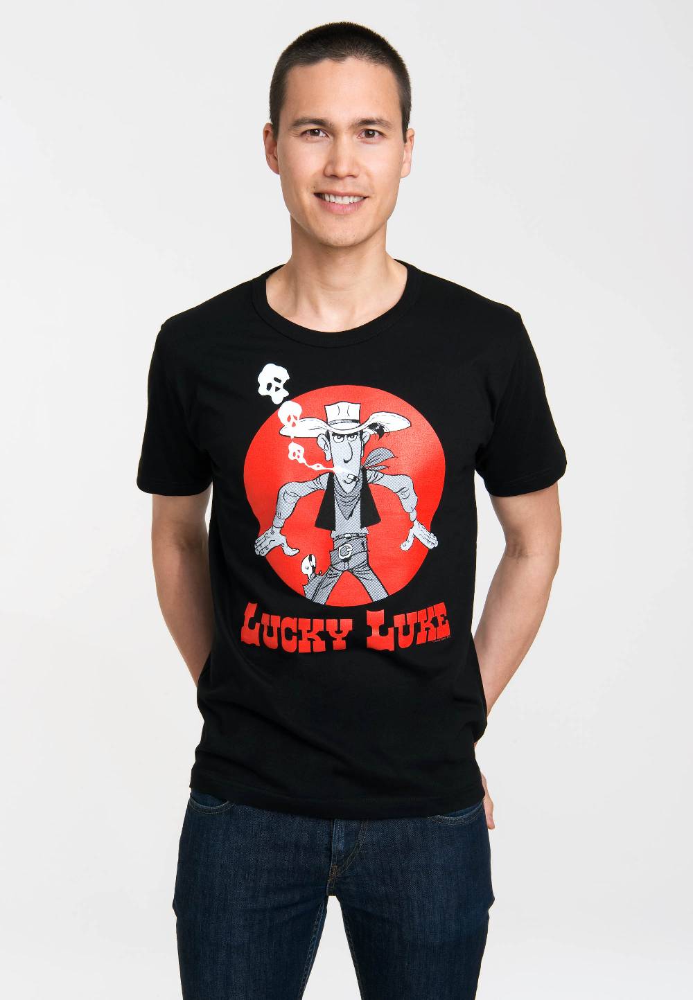 Logoshirt Lucky Luke - Daisy Town - T-Shirt Print - Herren Top Angebot