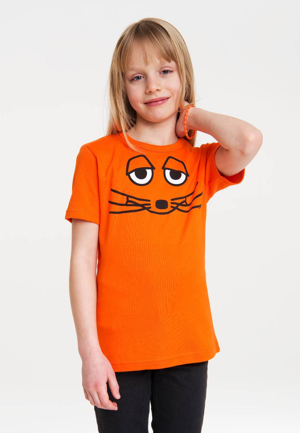 Logoshirt Die Sendung mit der Maus - Die Maus - Gesicht - T-Shirt Print - Kinder Online Outlet