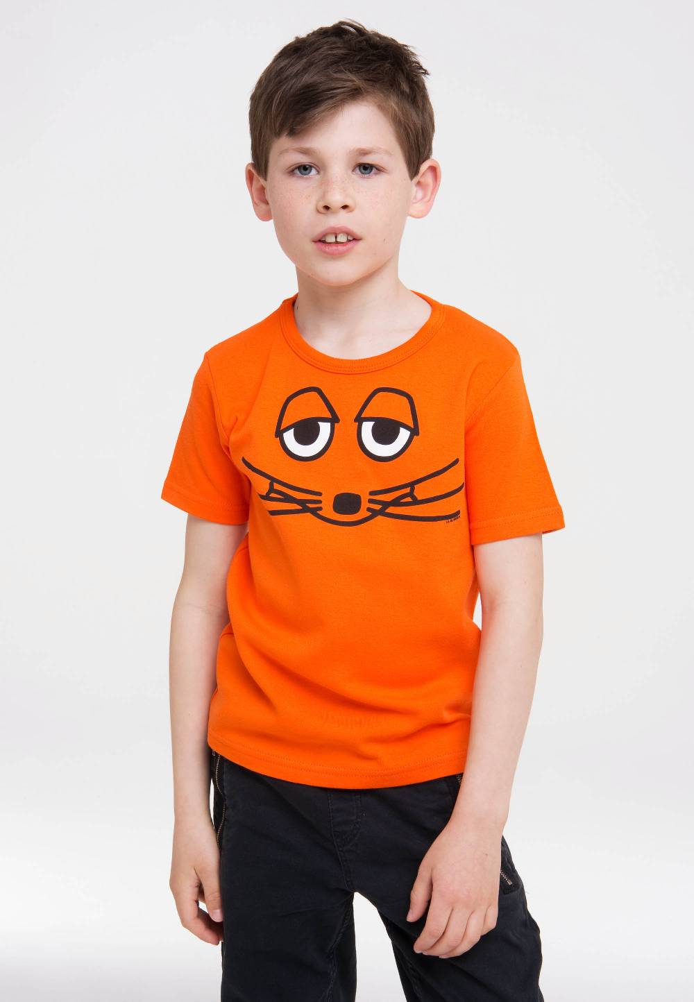 Logoshirt Die Sendung mit der Maus - Die Maus - Gesicht - T-Shirt Print - Kinder Online Outlet