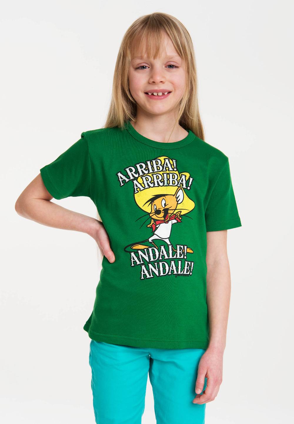 Logoshirt Looney Tunes - Speedy Gonzales - Arriba! Andale! - T-Shirt Print - Kinder Neuheiten