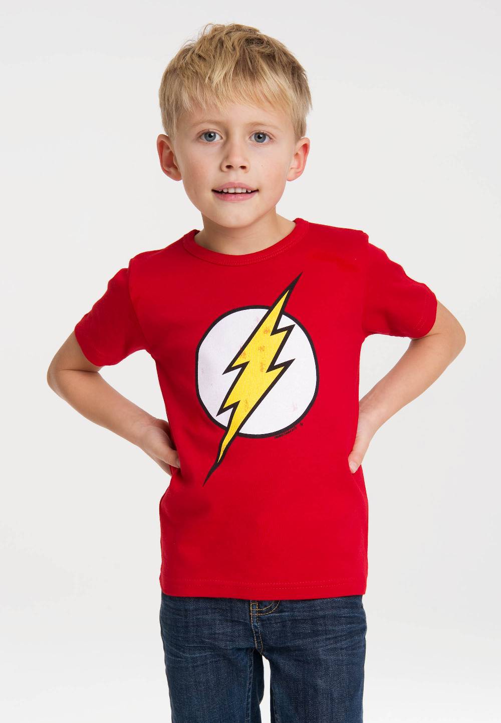 Logoshirt Flash - Logo - DC Comics - T-Shirt Print - Kinder Bestseller