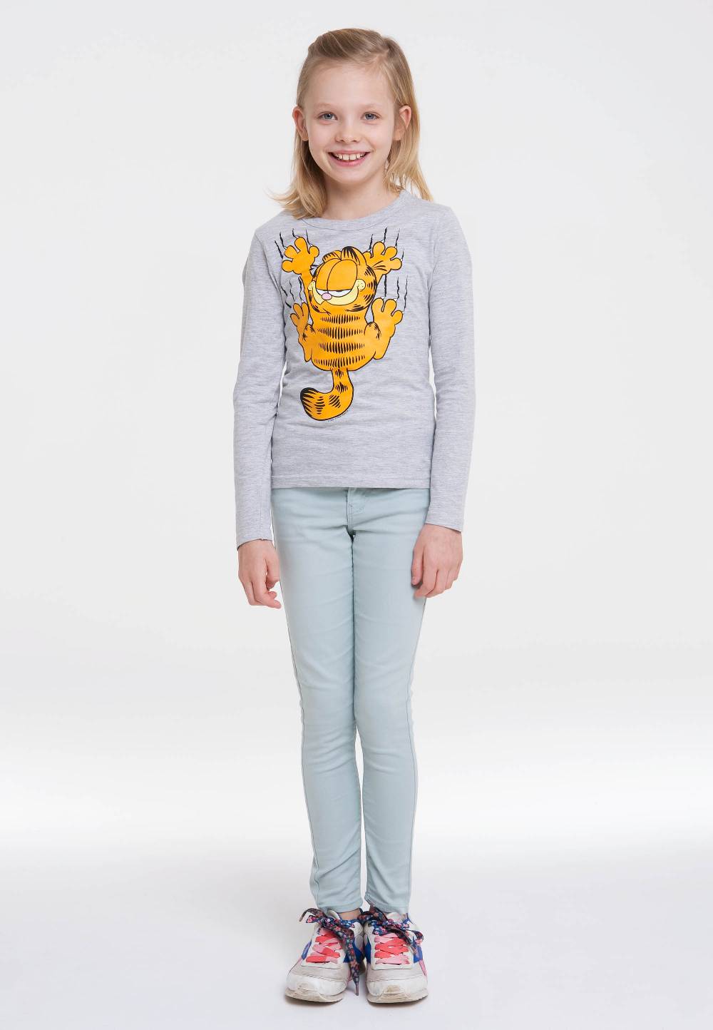 Logoshirt Garfield - Scratches - Langarmshirt Print - Kinder Saisonale Angebote