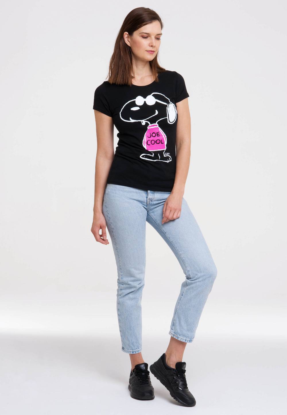 Logoshirt Peanuts - Snoopy - Joe Cool Pink - T-Shirt Print - Damen Riesige Ersparnisse