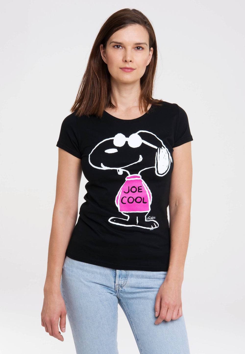 Logoshirt Peanuts - Snoopy - Joe Cool Pink - T-Shirt Print - Damen Riesige Ersparnisse