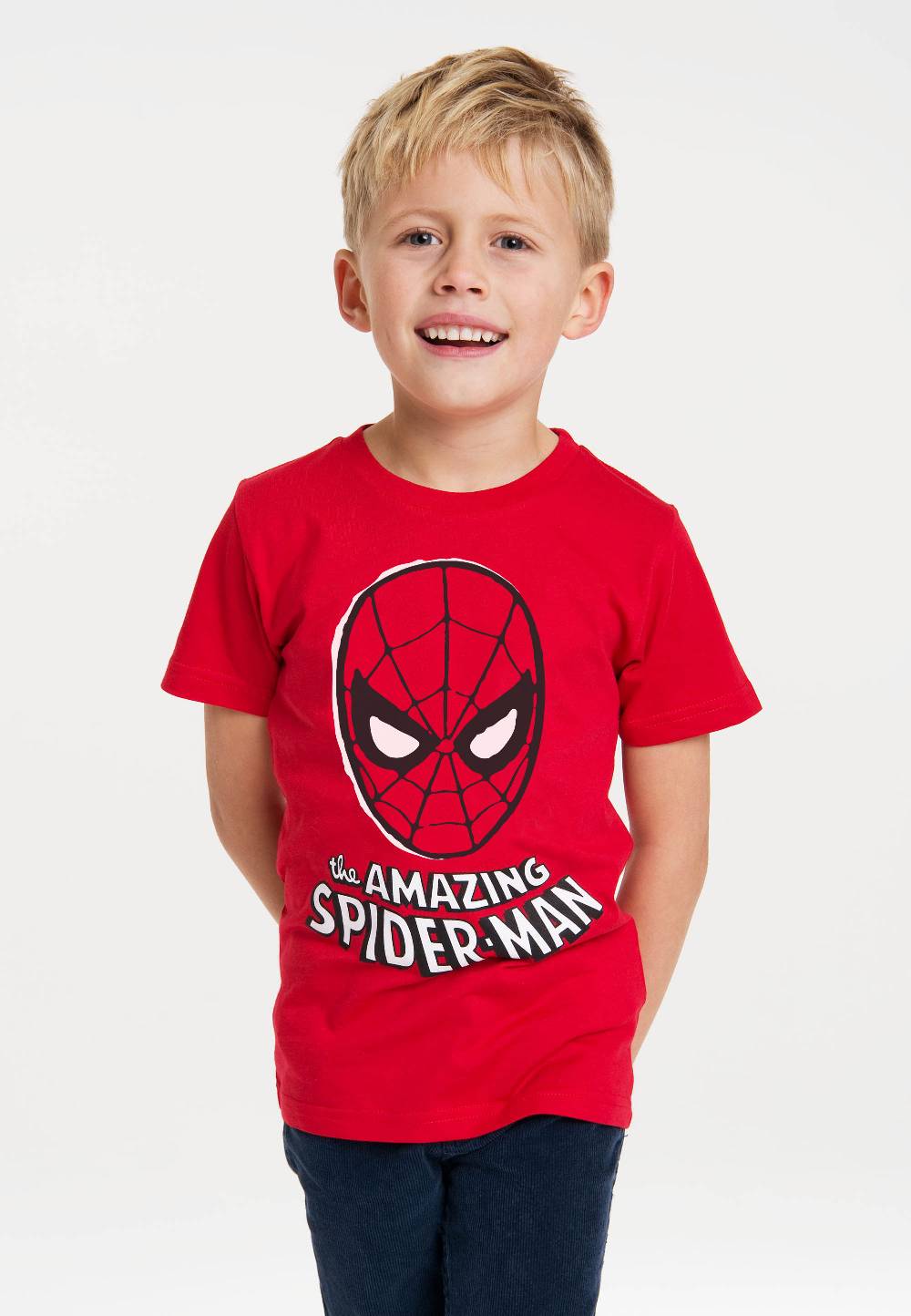 Logoshirt Spider-Man - Maske - Marvel Comics - Bio - T-Shirt Print - Kinder Letzte 3 Tage