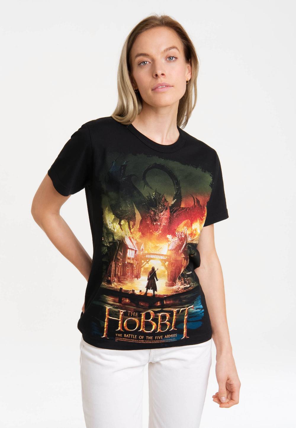 Logoshirt The Hobbit - The Battle Of The Five Armies - T-Shirt Print - Damen Letzter Tag
