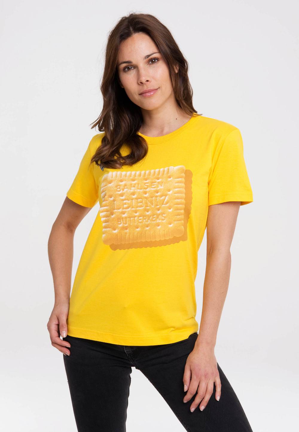 Logoshirt Leibniz - Keks - Logo - T-Shirt Print - Damen Riesige Rabatte