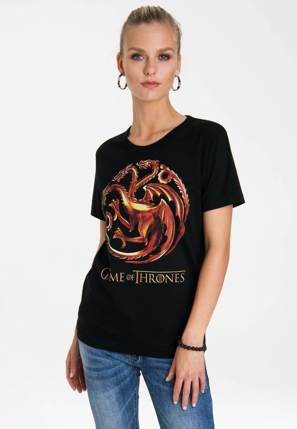 Logoshirt Game Of Thrones - Targaryen - Wappen - Drachen - T-Shirt Print - Damen 50% Rabatt mit kostenlosem Versand