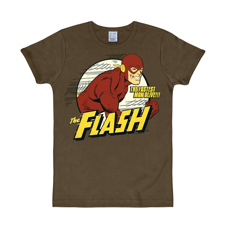 Logoshirt Flash - The Fastest Man Alive - DC Comics - T-Shirt Print - Damen Im Verkauf