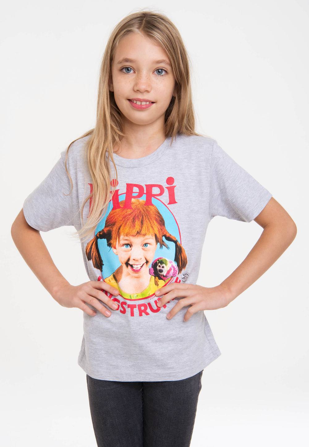 Logoshirt Pippi - Portrait - Pippi Langstrumpf - Bio - T-Shirt Print - Kinder Online