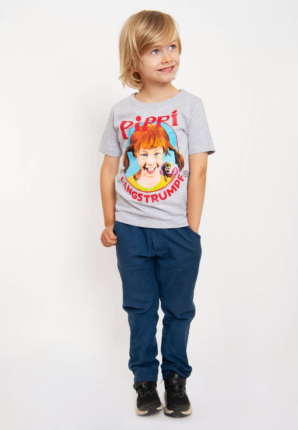 Logoshirt Pippi - Portrait - Pippi Langstrumpf - Bio - T-Shirt Print - Kinder Online