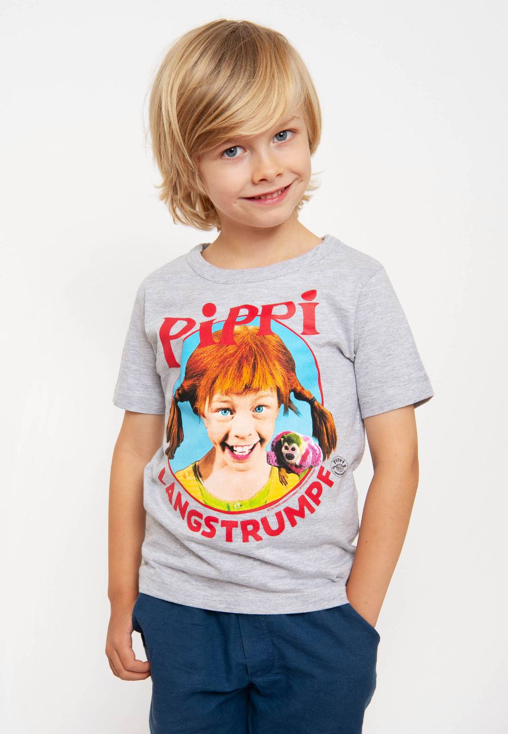 Logoshirt Pippi - Portrait - Pippi Langstrumpf - Bio - T-Shirt Print - Kinder Online