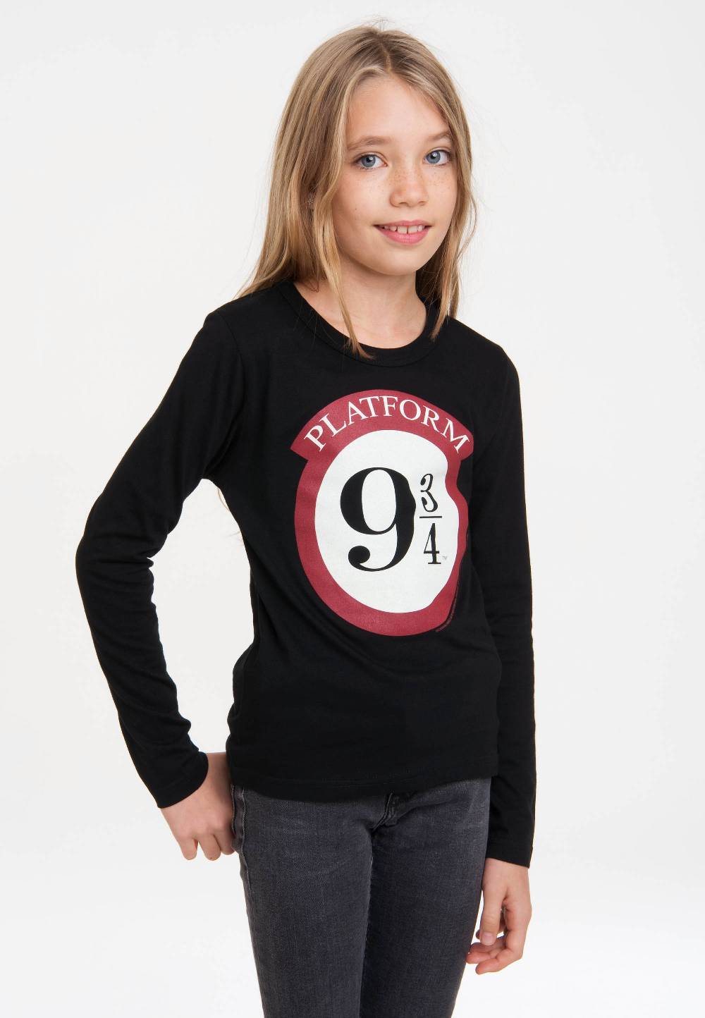 Logoshirt Harry Potter - Gleis 9 3/4 - Hogwarts Express - Langarmshirt Print - Kinder Auslauf