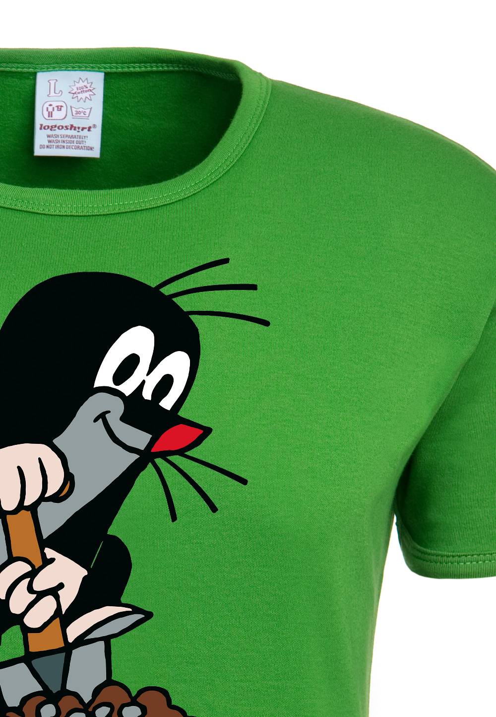 Logoshirt Der kleine Maulwurf - Hügel - T-Shirt Print - Herren Fabrik Onlineshop