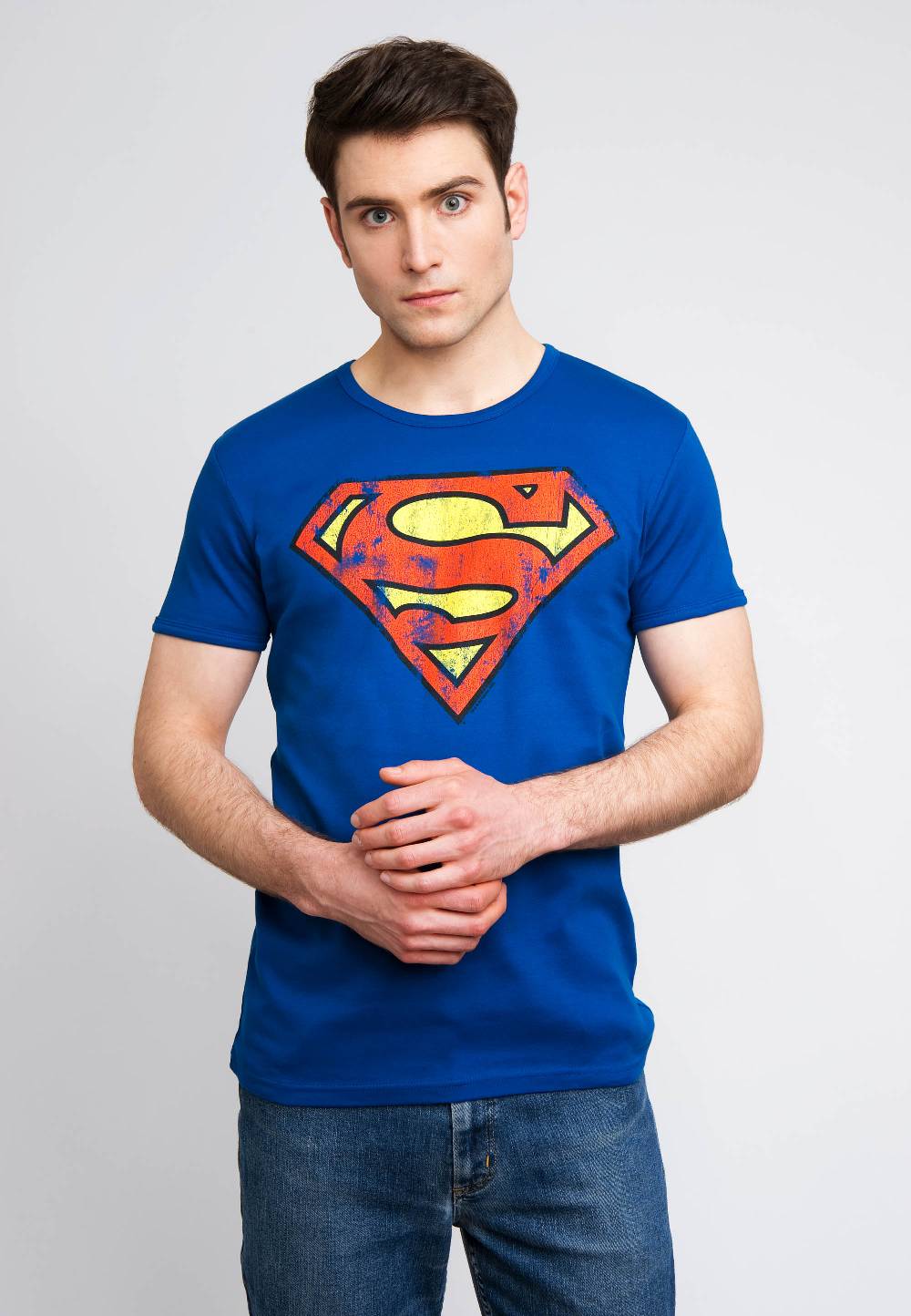 Logoshirt Superman - Logo - DC Comics - T-Shirt Print - Herren Sonderangebot