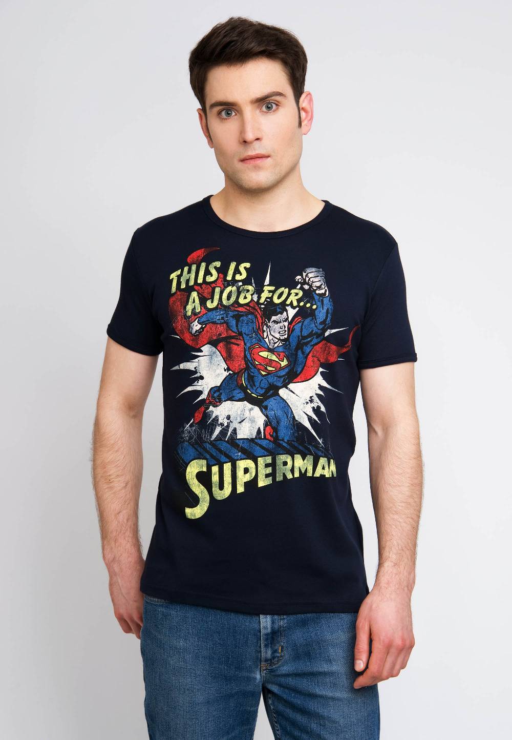 Logoshirt Superman - This Is A Job - DC Comics - T-Shirt Print - Herren Günstig kaufen