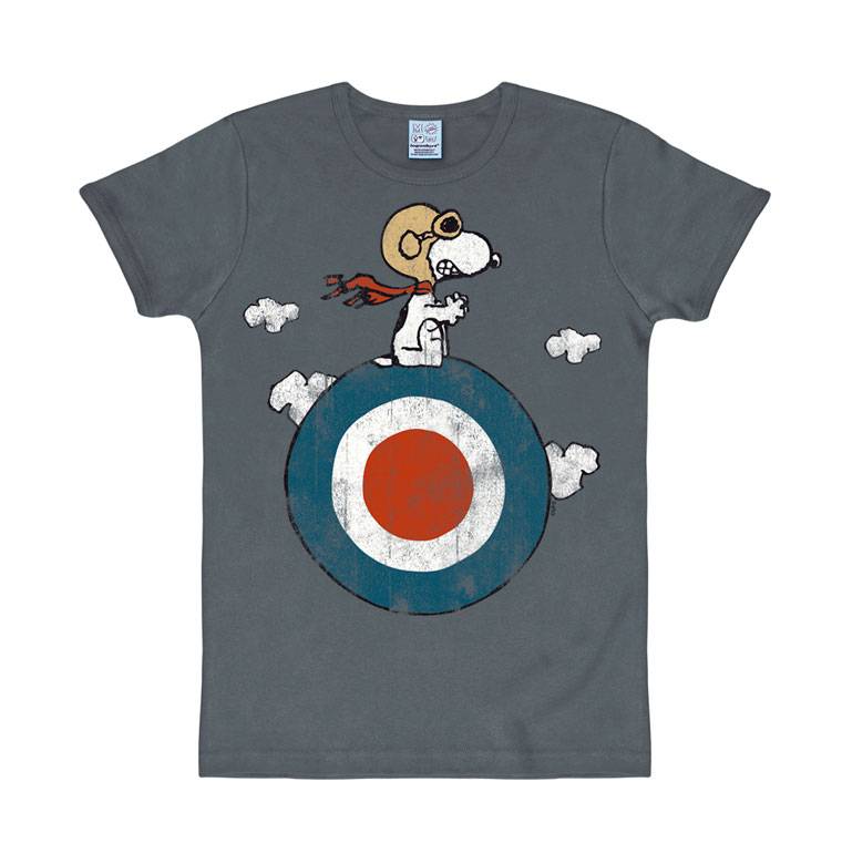 Logoshirt Peanuts - Snoopy - Pilot - Target - T-Shirt Print - Herren Versandkostenfrei