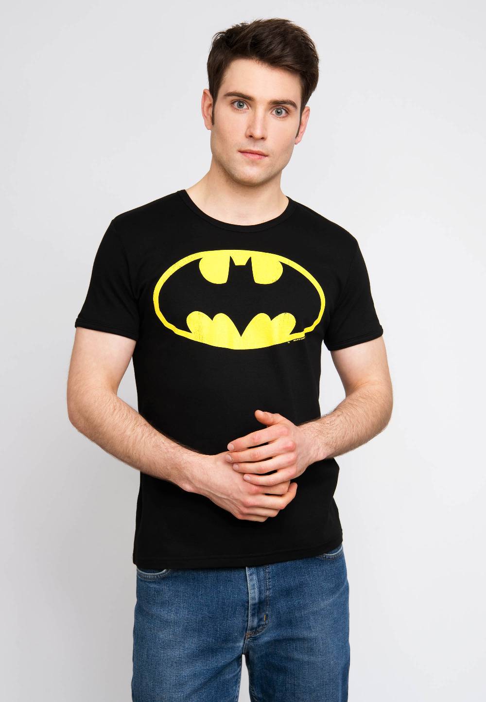 Logoshirt Batman Logo - DC Comics - T-Shirt Print - Herren Begrenztes Angebot