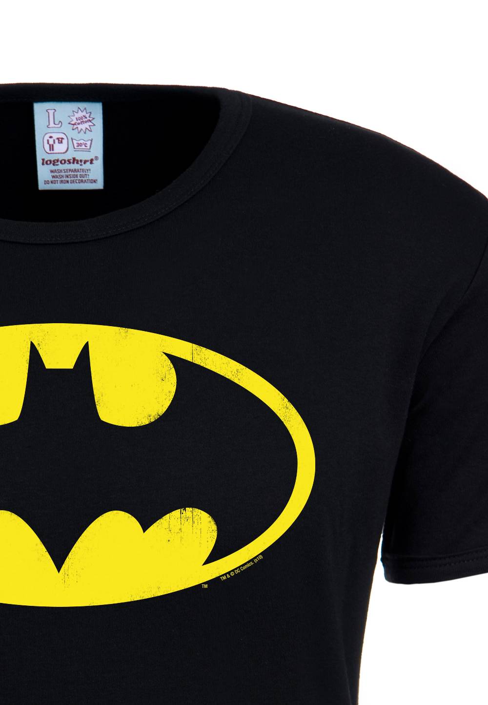 Logoshirt Batman Logo - DC Comics - T-Shirt Print - Herren Begrenztes Angebot