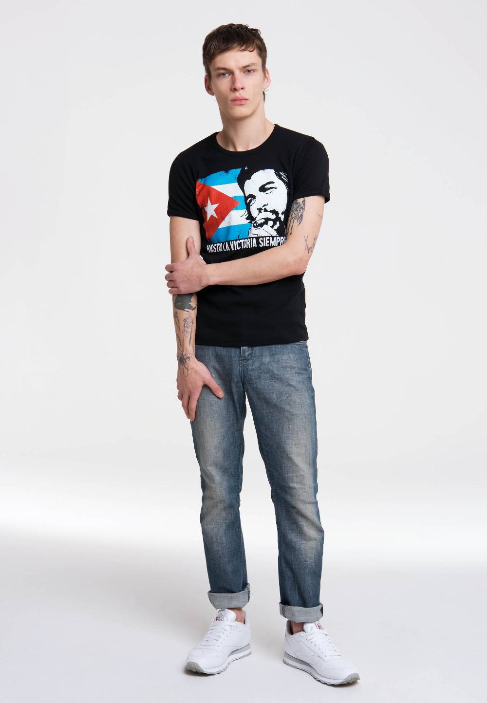 Logoshirt Che Guevara - Cuban Flag - T-Shirt Print - Herren Online Shopping