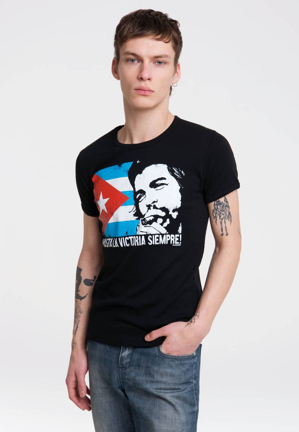 Logoshirt Che Guevara - Cuban Flag - T-Shirt Print - Herren Online Shopping