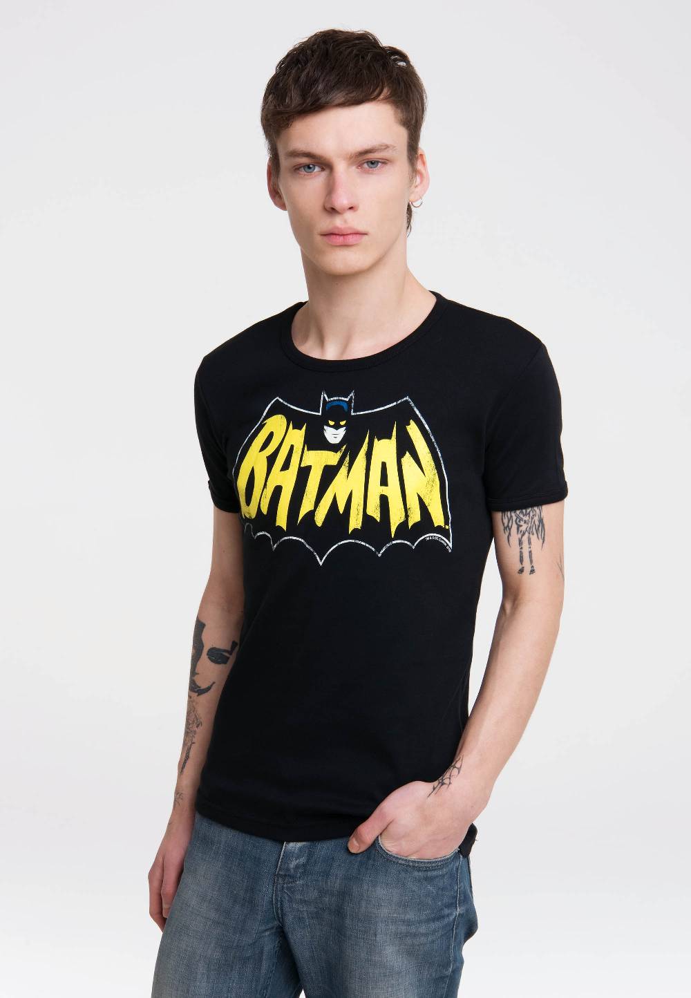 Logoshirt Batman - Fledermaus - DC Comics - T-Shirt Print - Herren Exklusivangebot