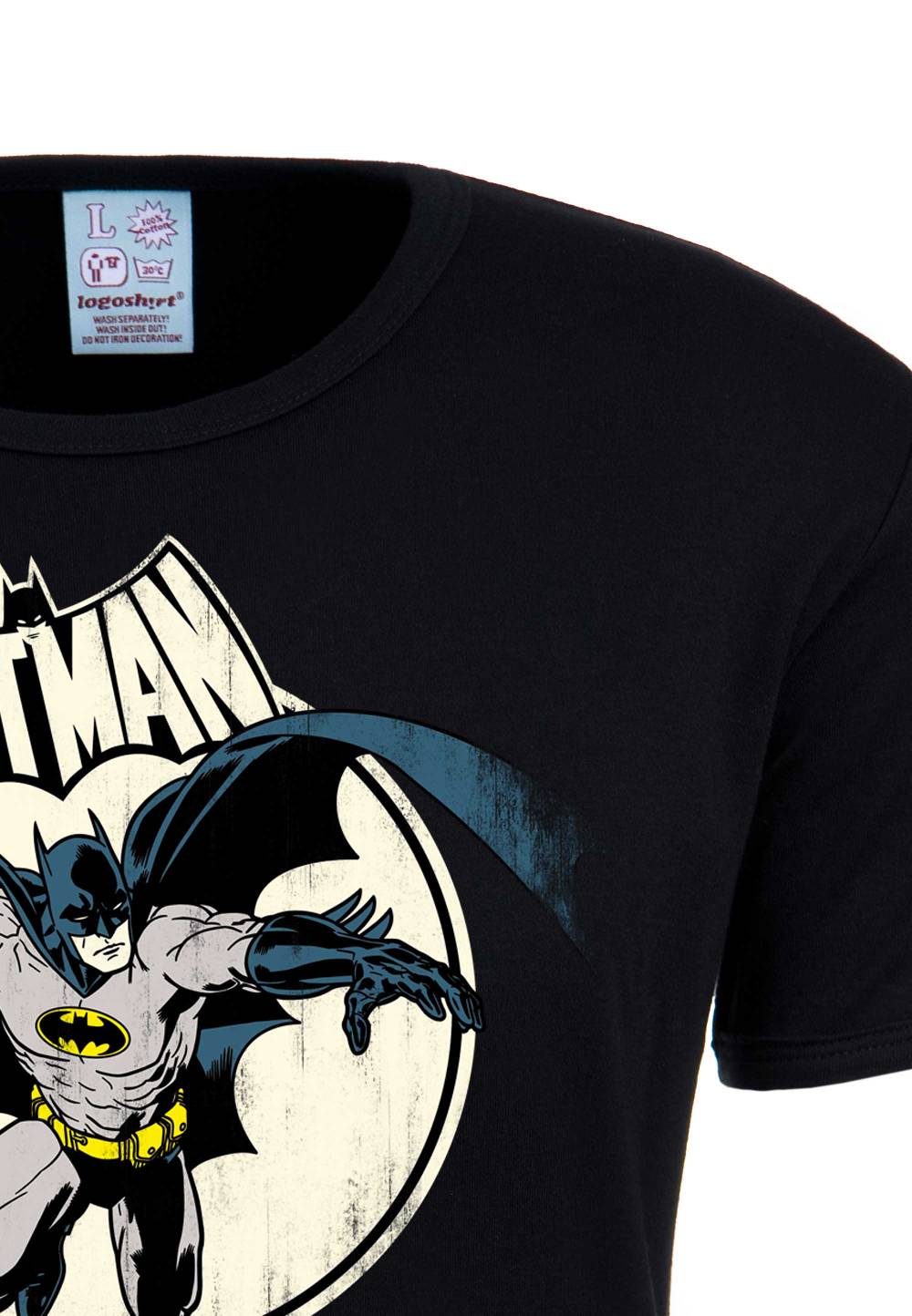 Logoshirt Batman - Vollmond - DC Comics - T-Shirt Print - Herren Preisnachlass
